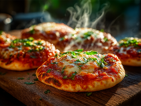 vasta scelta di pizzette da Amerina