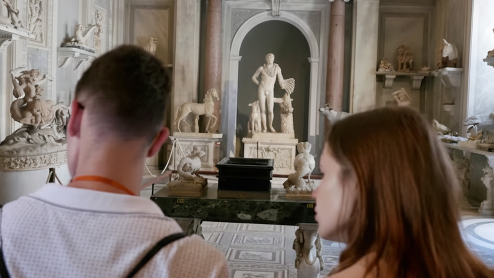 Cappella Sistina con affreschi di Michelangelo durante il tour guidato dei Musei Vaticani